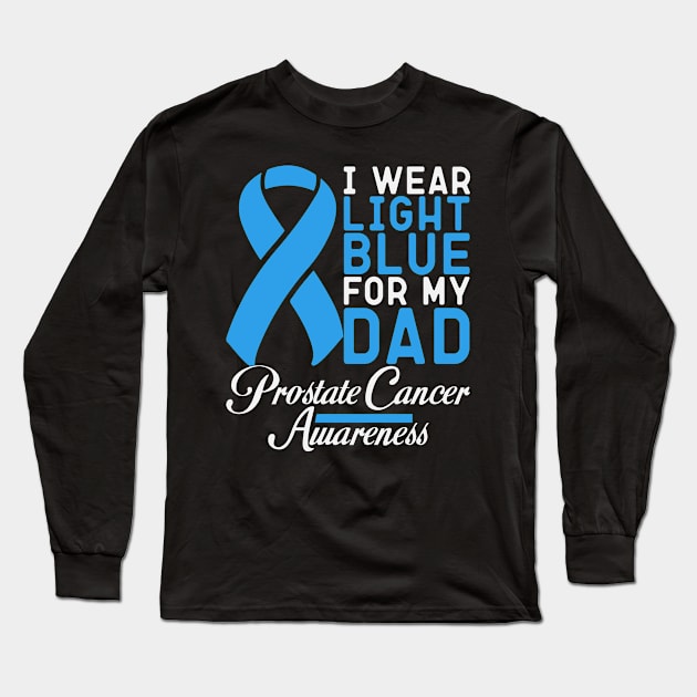 Prostate Cancer Awareness Long Sleeve T-Shirt by Anonic